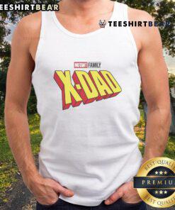 Official Mutant X Dad Tank Top featuring a stylish design for proud mutant dads, perfect for casual wear.