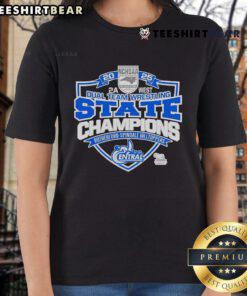 2025 NCHSAA Dual Team Wrestling State Champions tee featuring Rutherford Spindale Hilltoppers logo and design.