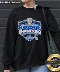 Alt Text: Official NCHSAA 2025 Dual Team Wrestling State Champions sweatshirt for Rutherford Spindale Hilltoppers.