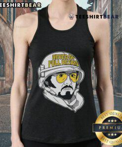Official Never Go Full Retard Tank Top featuring a bold graphic design for casual wear and humor enthusiasts.