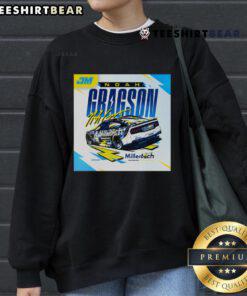 Official Noah Gragson 4 Millertech sweatshirt featuring a stylish design for fans and motorsport enthusiasts.