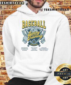 Official Professional Baseball 2023 Spring Training hoodie featuring Florida cities design, perfect for fans and players.