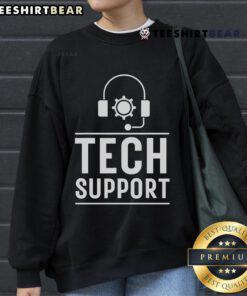 Official Tech Support White House Tech Support DOGE Sweatshirt featuring a stylish design for cryptocurrency enthusiasts.