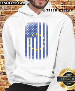 Official Vintage European Flag Hoodie featuring a classic design and vibrant colors, perfect for stylish comfort.