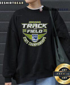 Original NCHSAA Indoor Track and Field State Championships sweatshirt featuring bold logo and comfortable design.