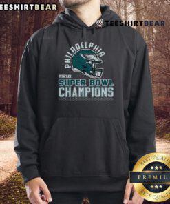Alt Text: Original Philadelphia Eagles Black 2024 Super Bowl Champions Hard Count Champs Hoodie showcasing team pride.