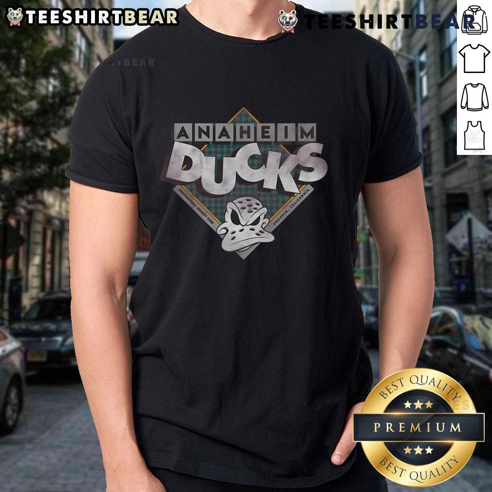 Premium Anaheim Ducks WW Retro Poptart T-Shirt featuring vibrant graphics, perfect for fans and casual wear.