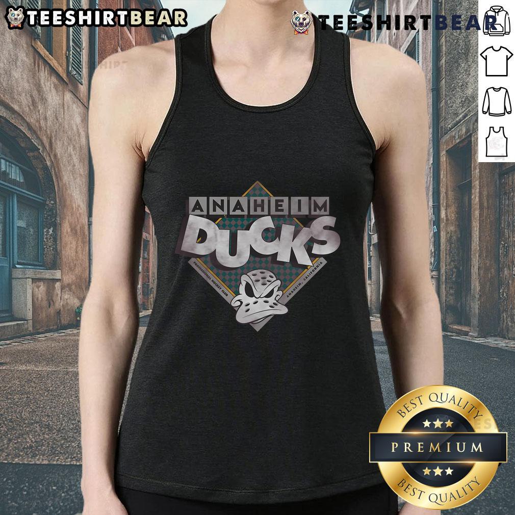 Premium Anaheim Ducks WW Retro Poptart Tank Top featuring vibrant team colors and a classic retro design.