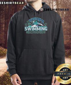 Premium Riil Swimming Divisional Championships 2025 Hoodie featuring a stylish design for swim team supporters.