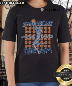 Top A Tribe Called Quest x New York Knicks 'Im Above The Rim' ladies tee featuring vibrant graphics and stylish design.
