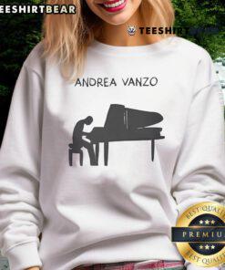Top Andrea Vanzo Eco Piano Sweatshirt - Stylish and sustainable sweatshirt featuring piano design for music lovers.