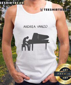 Stylish Top Andrea Vanzo Eco Piano Tank Top in vibrant colors, perfect for eco-conscious fashion lovers.