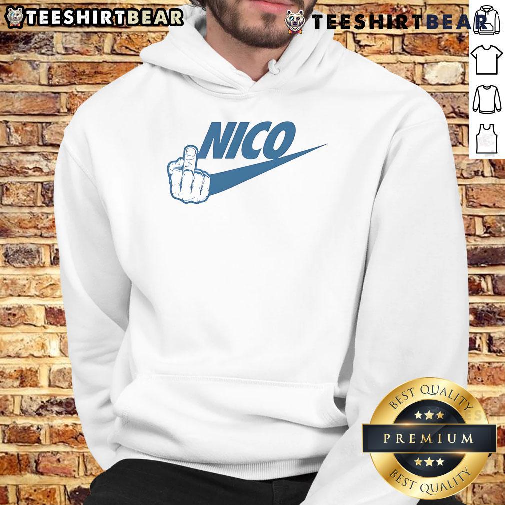 Stylish Top Fck Nico Dallas Mavericks Hoodie featuring vibrant team colors and logo, perfect for basketball fans.