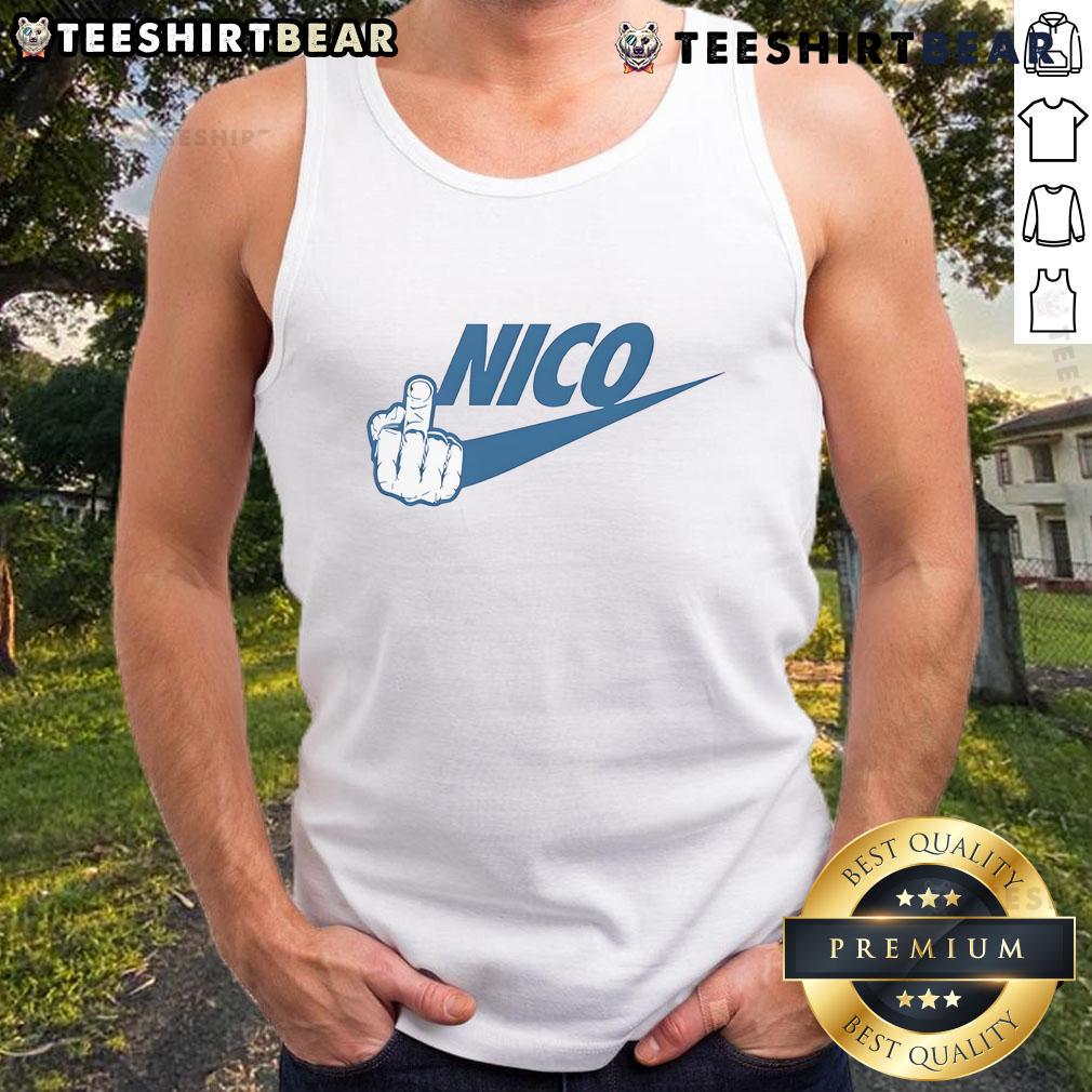 Stylish Top-Fck Nico Dallas Mavericks tank top featuring bold graphics for fans and trendsetters alike.