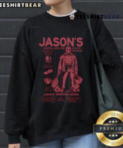 Alt Text: Top Jason's Sporting Goods sweatshirt in navy blue, showcasing comfort and style for active lifestyles.
