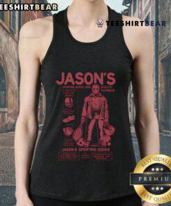 Top Jason's Sporting Goods tank top featuring a vibrant design, perfect for summer workouts and casual wear.