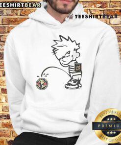 Top Los Angeles Football Club Pee Club America logo hoodie featuring vibrant team colors and stylish design.