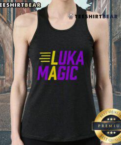 Top Luka Magic Lakers Number 77 tank top showcasing vibrant design for fans, perfect for game day and casual wear.