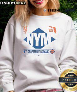 New York Mets 2025 Spring Training Grapefruit League sweatshirt featuring team colors and logo, perfect for fans.