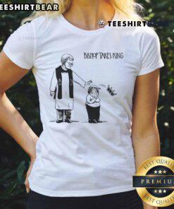 Top Republicans against MAGA Trump gather for a meeting, showcasing diverse opinions in politics on a King Ladies Tee.