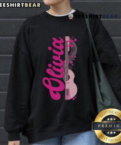 Personalized Groovy Sweatshirt for Olivia, featuring a stylish retro design perfect for casual wear.