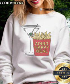 Awesome Adult Happy Meal Sweatshirt featuring a fun design, perfect for casual wear and fast food lovers.
