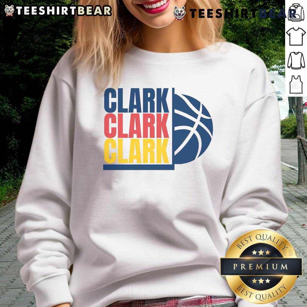 Awesome Caitlin Clark Indiana Fever-inspired WNBA sweatshirt featuring vibrant colors and stylish design for fans.