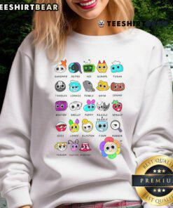 Awesome Dandy's World Costume sweatshirt featuring vibrant Dandy's World characters for fans and cosplay enthusiasts.