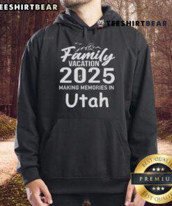 Family in matching hoodies enjoying an Awesome Family Vacation 2025 while making memories in Utah's scenic landscape.