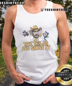 Awesome Johnny Paycheck 'Take This Job And Shove It' tank top featuring bold graphics and a comfortable fit for fans.