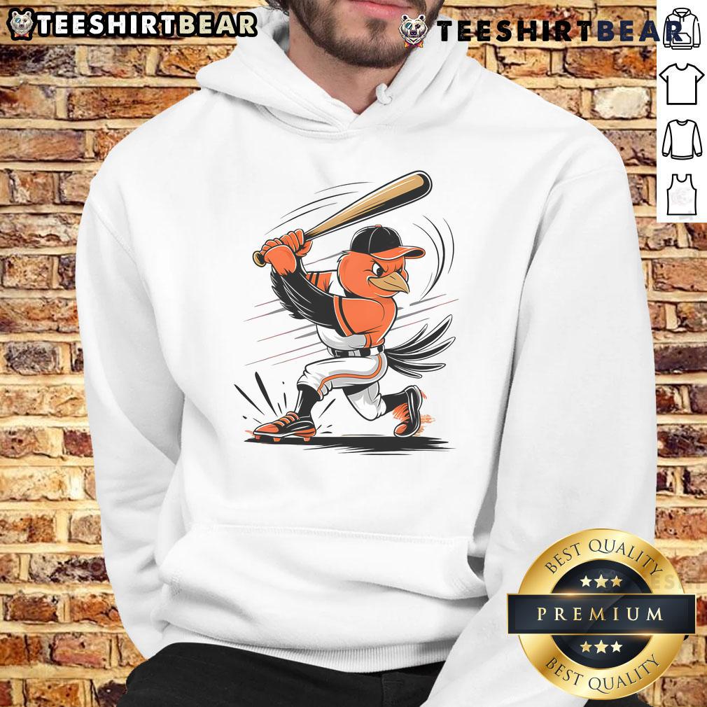 Awesome Orioles Bird Hoodie for Orioles lovers featuring vibrant colors and a stylish design, perfect for fans.