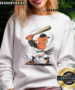 Awesome Orioles bird sweatshirt for Orioles lovers, featuring a vibrant design showcasing the beloved bird.