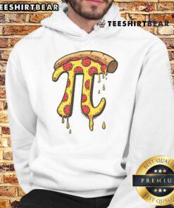 Colorful hoodie featuring 'Awesome Pizza Day' and Pi Day design, perfect for math lovers and pizza enthusiasts celebrating 3.14.