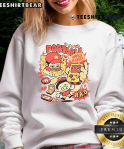 Awesome Portable Video Games Rad Retro Gamer Sweatshirt in vibrant colors, perfect for gaming enthusiasts and nostalgia lovers.