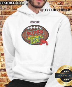 Awesome Super Bowl LIX Crawfish Bowl Hoodie featuring vibrant graphics, perfect for game day celebrations and crawfish lovers.