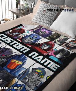 Cartoon Transformers Characters Blanket Fleece Customized Blanket