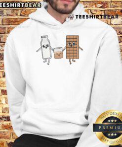 Alt Text: Cute Kawaii Chocolate Milk Lover Hoodie featuring adorable chocolate milk graphics in pastel colors.