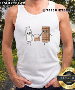 Alt Text: Cute Kawaii Chocolate Milk Lover Tank Top featuring playful design and vibrant colors perfect for chocolate milk fans.