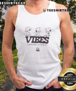 Cute Snoopy vibes on Benetton Goodness Grief tank top, featuring colorful graphics and a stylish design.