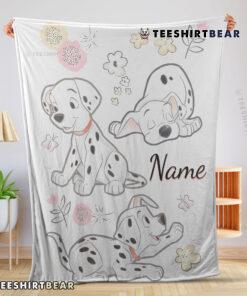 Disney Cartoon 101 Dalmatians Cute Blanket Fleece Customized Blanket