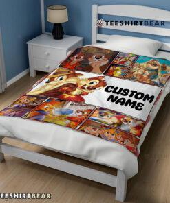Disney Cartoon Chip And Dale Family Cute Blanket Fleece Customized Blanket