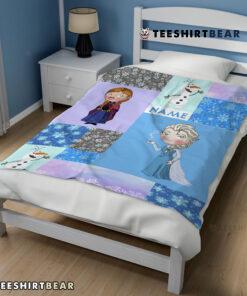 Disney Cartoon Frozen Elsa Princess Anna Olaf Blanket Fleece Customized Blanket