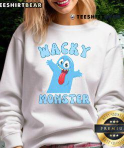 Funny Classic Wacky Monster Sweatshirt featuring a colorful, playful monster design perfect for casual wear.