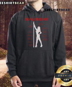 Funny Pole Bruise Map design on a pole dancing hoodie, showcasing playful graphics for pole dancing enthusiasts.