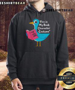 Kids in a funny pigeon character costume hoodie, showcasing a playful reading theme for book lovers.