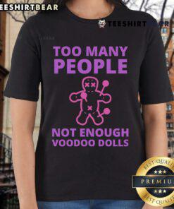 Funny Voodoo Doll Mardi Gras tee for ladies, featuring a sarcastic design perfect for New Orleans celebrations.