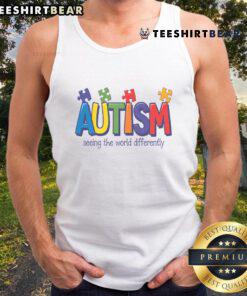 Good Autism Awareness tank top promoting understanding and support, showcasing a vibrant design celebrating unique perspectives.