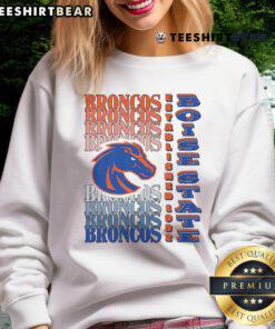 Good Boise State Broncos Gradient Wordmark Sweatshirt featuring vibrant colors and team logo, perfect for fans.