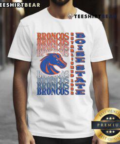Good Boise State Broncos Gradient Wordmark T-Shirt featuring vibrant colors and a stylish design for fans.