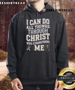 Good Can Do All Things Through Christ Asthma Awareness Hoodie in vibrant colors, promoting faith and health awareness.